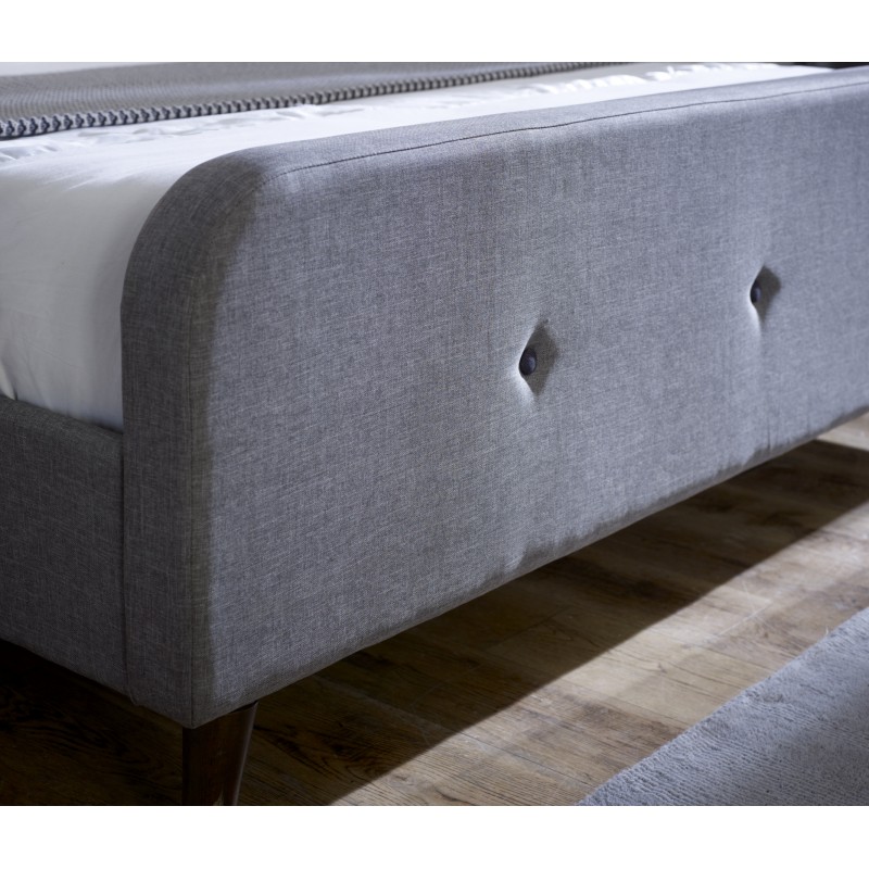 LL Tucana Ash Grey 4ft6 Double bedstead